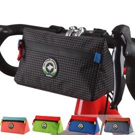 Vortika Bike Handlebar Bag, Bicycle Front Bag, Kids Handle Bar Bag, Storage Bag with Shoulder Strap for Men Women Kids Outdoor Road MTB Cycling(Black)