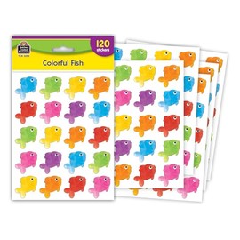 Teacher Created Resources Colorful Fish Stickers (TCR3553)