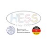 Hess Holzspielzeug 30012 Wooden Wall Clock for Children, Bear Nature