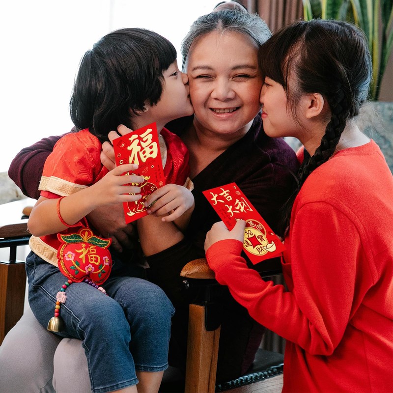 36Pcs Chinese New Year Red Envelopes-Large Red Packet-2027Year of the