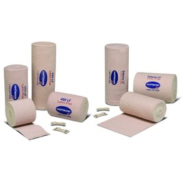 Hartmann 081021153 Deluxe Latex-Free Elastic Bandage, 6" Width, 5yd. Length, Pack of 10