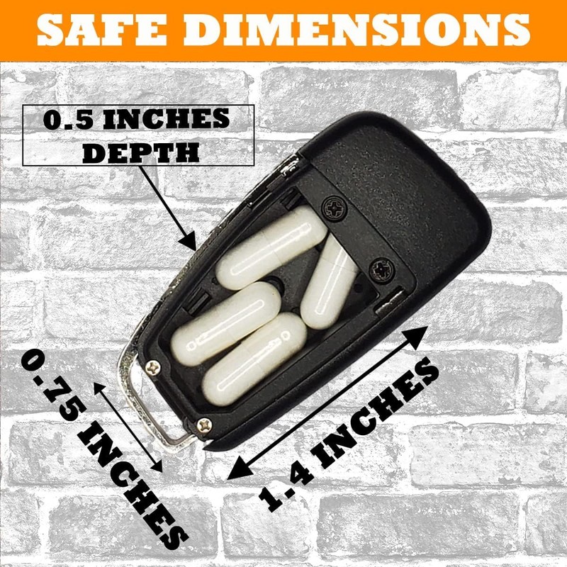 Car Key Safe - Easy Open Hidden Secret Compartment, Discreet