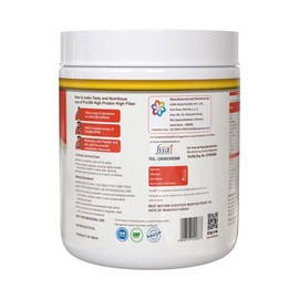 Generic HPHF High Protein High Fiber Healthy Nutritional Supplement Powder for Recovery from Critical Illness with 30 Vital Nutrients - 45g of Protein, 13g of Fiber - Vanilla Flavor - 200g Pack