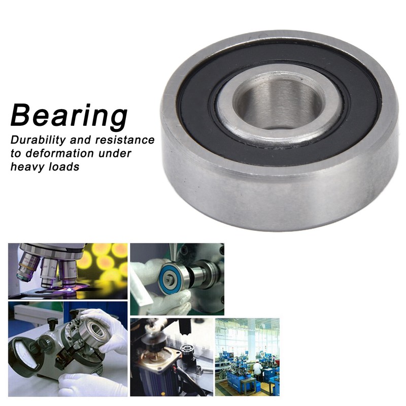 10Pcs Deep Groove Ball Bearing Rubber Seals Extra Light Series