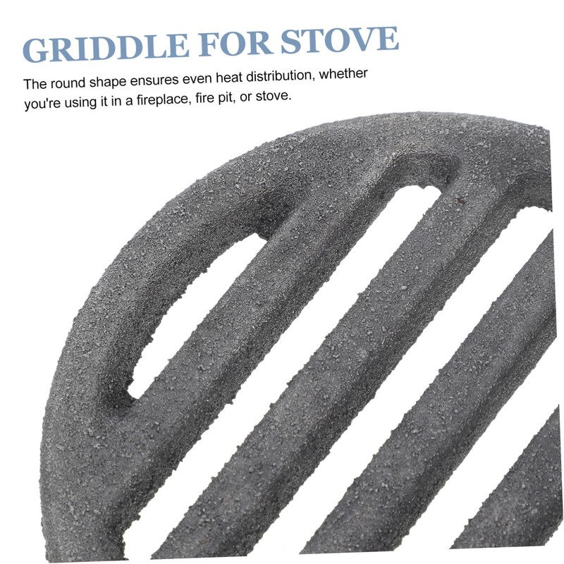 SHOWERORO Efficient Round Fire Grate for Stove Chimney Versatile Fire