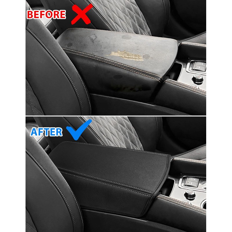 Eaglecover Center Console Cover for Nissan Maxima 2016-2023, Vinyl Leather