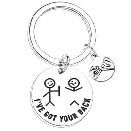 Funny Friendship Gift Bestie Friendship Keychain Christmas Birthday For Friends Graduation Gift For Friends I‘ve Got Your Back Keyring