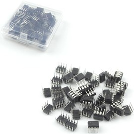 GuuYebe 50Pcs NE555 Timer IC NE555P 555 DIP-8 Timing Integrated Circuits of Semiconductor Products