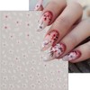 Flower Nail Stickers 3D Tulip Cherry Blossom Nail Art Stickers