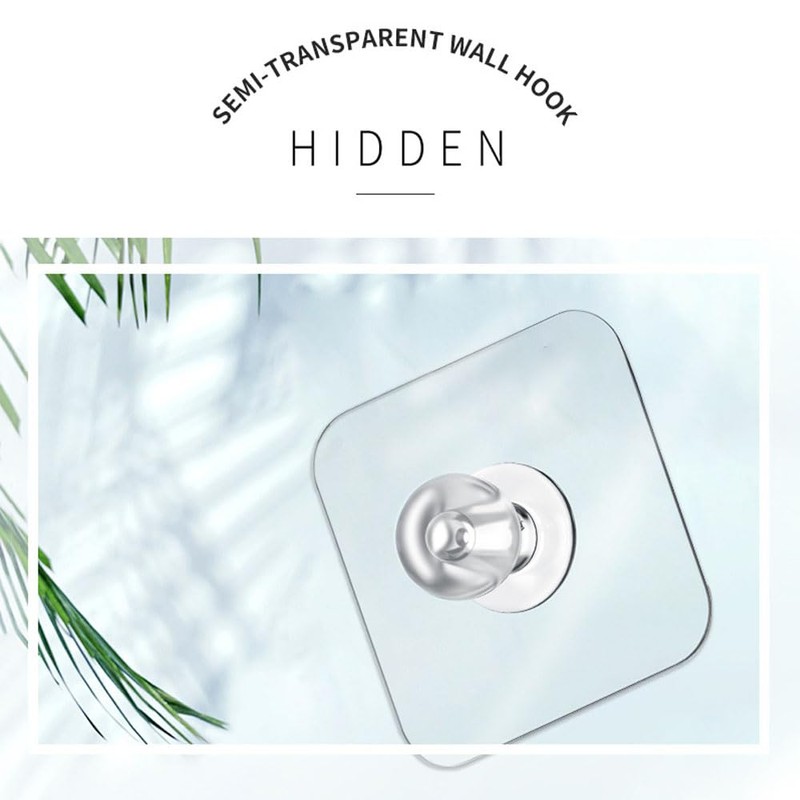 BICEUKI 2PCS Adhesive Stickers,Used for Shower Phone Holder,Wall Hanging Items,