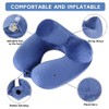 Sintuff - Juego de 2 almohadas inflables para el cuello