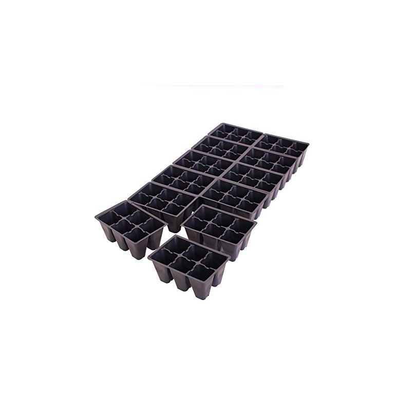 Handy Pantry Black Plastic Garden Tray Inserts – 5 Sheets,