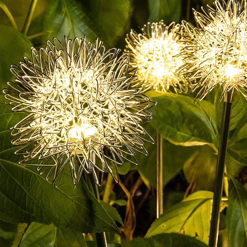 Solar Garden Light Outdoor Dandelion Garden Balcony Decoration Layout Inserted