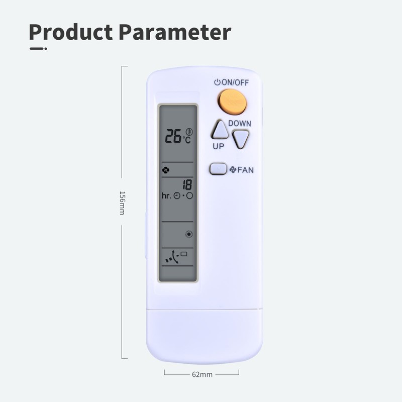 PZL New BRC4C151 Universal AC Replacement Remote Control for DAIKIN