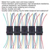 5Pcs Way Car Electrical Connector Waterproof Antiflaming Resilient Antioxidant Automotive