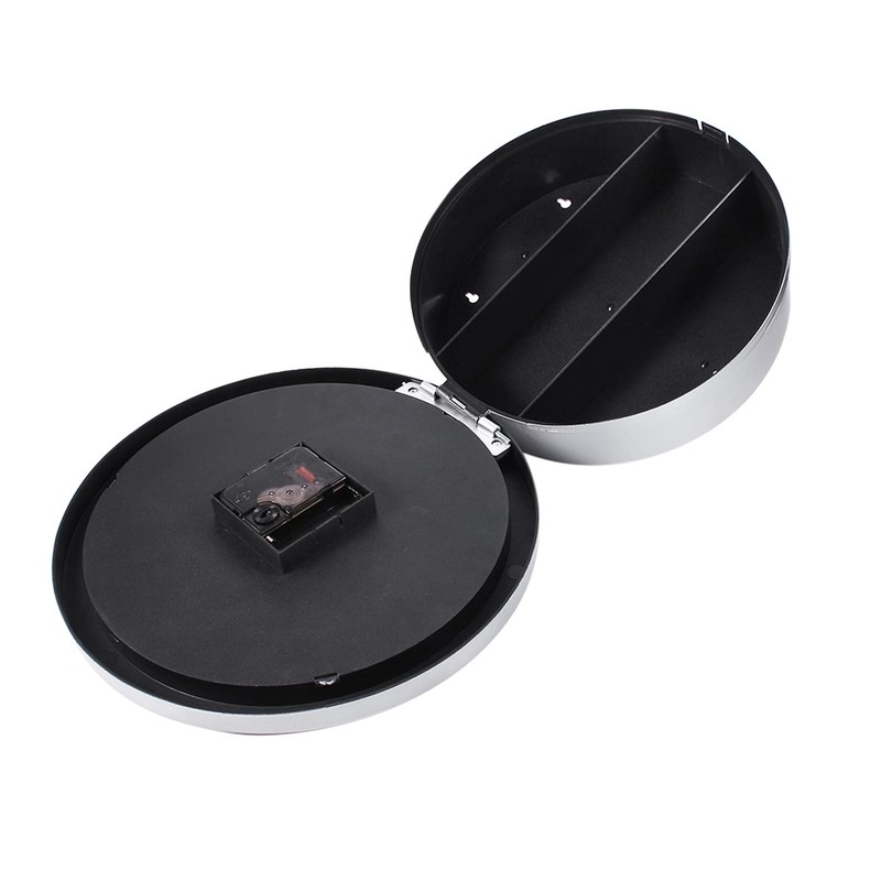 plplaaoo Hidden Secret Wall Clock, Wall Clock with Hidden Safe,