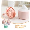 3pcs Cute Cartoon Bear Facial Maker Cups Gentle Cleaner Bubble