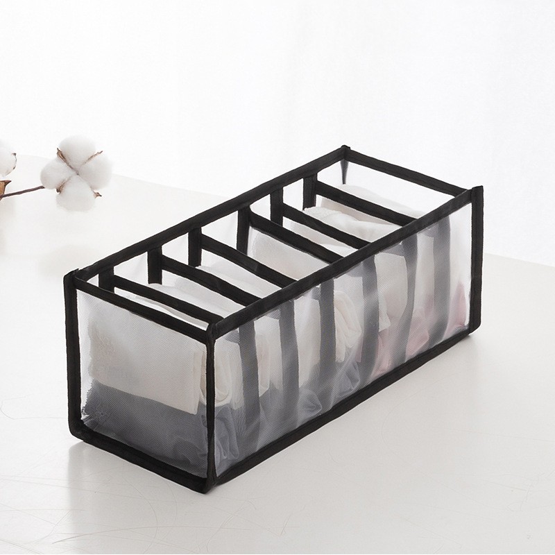 Closet Organizer Underwear Socks – Drawer Divider Storage Box, Foldable