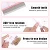 BOXOB Flea Comb for Cats, 360 Degree Rotatable Cat Shedding