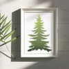 Doodlream 5pcs Spliced Christmas Pine Tree Wall Stencil for Painting,