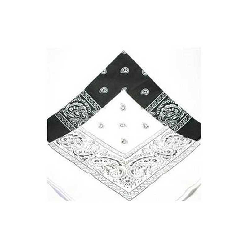 Essex Marketplace Black & White Bandanas - Pack of 2