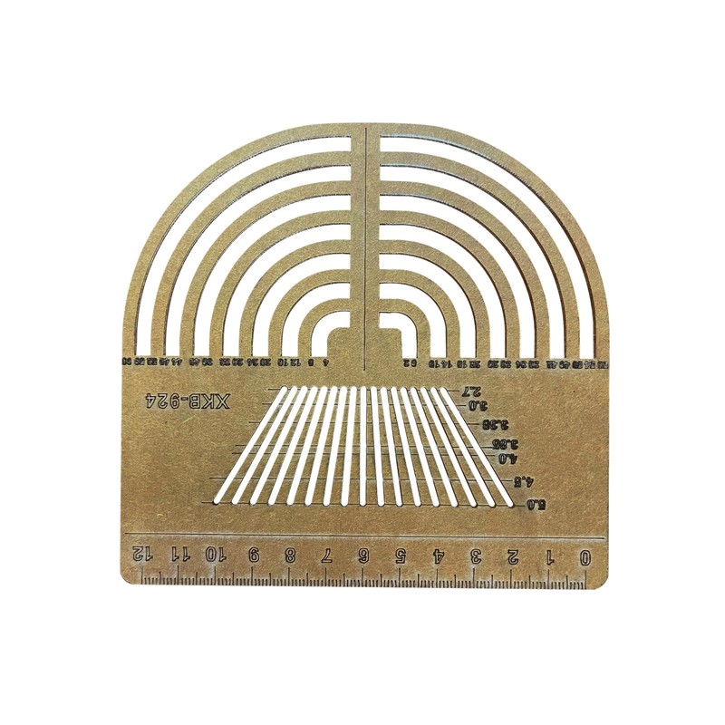 MIUPOO Leather Stitching Aid Plate,Stitching Punch Aid Plate,Multifuction Stencil Template