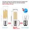Ziomitus BA15D 120 Volt Double Contact/DC Bayonet Base Led Light