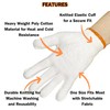 BBQ Grill Heat Resistant Cotton Glove Liners - 3 Pairs