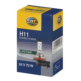 HELLA 8GH 008 358-251 Bulb - H11 - Heavy Duty Expert - 24V - 70W - Socket Type: PGJ19-2 - Box - Quantity: 1