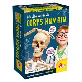 Lisciani - I'm A Genius - Discovery of the Human Body for Children from 7 Years - Set Scientific Experiments - Anatomy Learning with Fun - Educational Game - Made in Italy