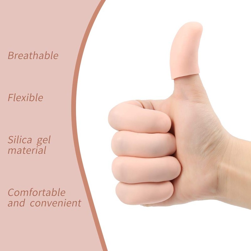 20 Pack Gel Finger Cots, Finger Protector Support New Material