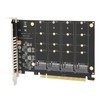 M.2 PCIE Adapter, Adapter Card 4 Ports M.2 NVMeSSD to