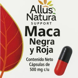 Maca Negra Y Roja 60 Cap 500 Mg C/u Altusnatura