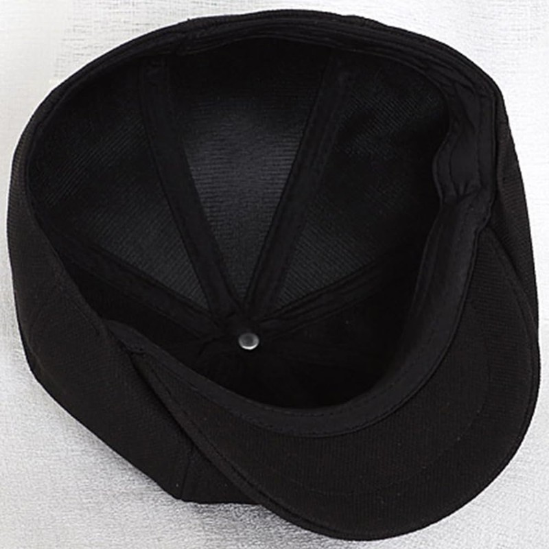Classic Cotton 8 Panel Newsboy Cap Kids Cabbie Flat Tweed