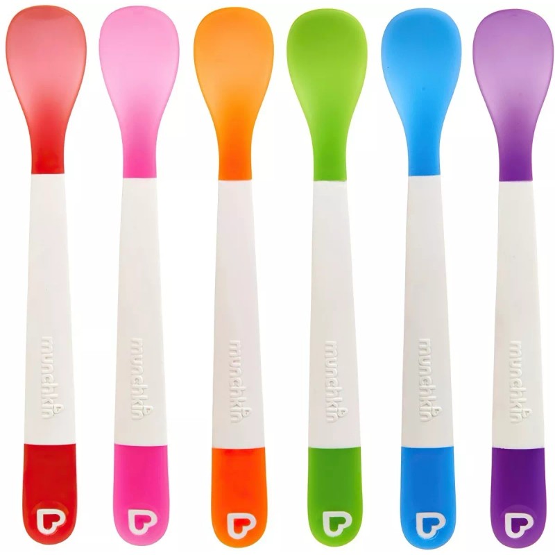 Munchkin Kit 6x Cucharas Bebé Colores Munchkin 4+ Meses Sin