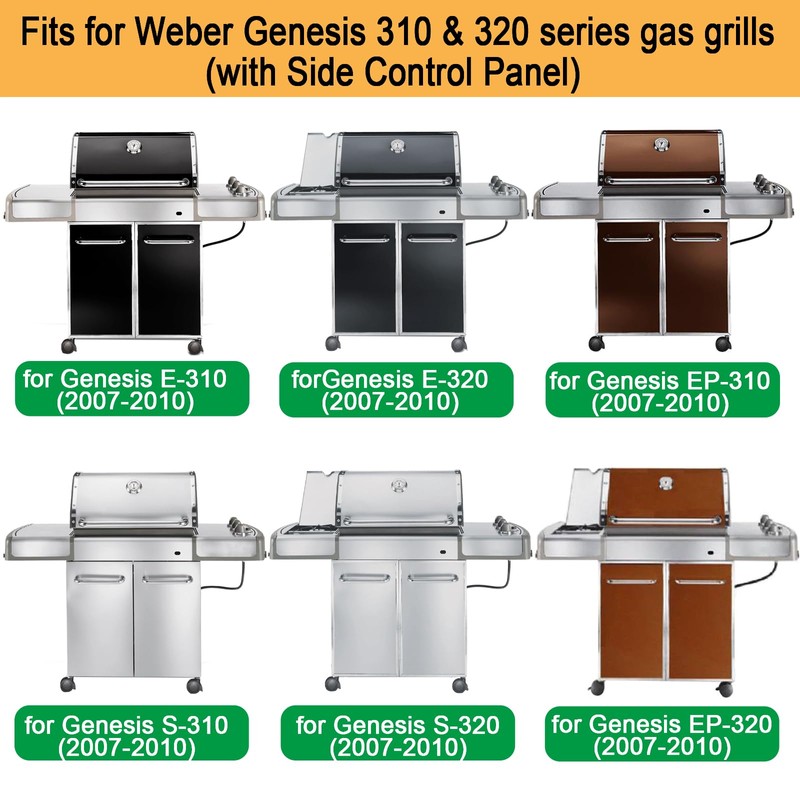 GasSaf 24.5 inch Flavorizer Bar Replacement for Weber 7539, 7540,