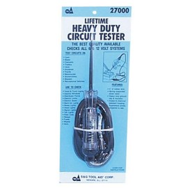 Tool Aid S&G 27000 Heavy Duty 6 or 12 Volt Circuit Tester with 60" Leads