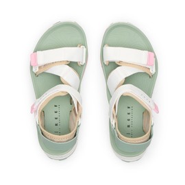 Reef Cross Shore Women's Casual Sport Sandal, Adjustable Straps, Supportive Footbed, No Slip Traction, White Frost, 8