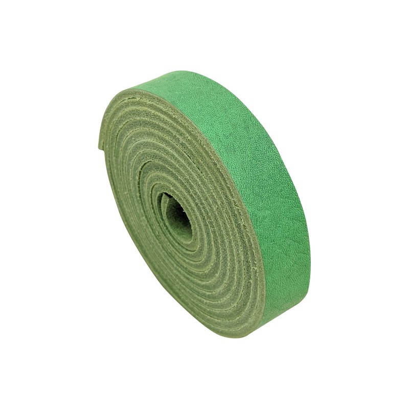 TOFL Correa de cuero de 1,9 cm (verde hoja)