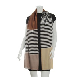 Majea - Women's Slim Neck Scarf, Thin Scarf, Fine Neckerchief, Summer Women's Scarf, Women's Stole (880060), Camel 3