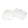 GUDEKIKL 1Pcs Clear Butter Box With Lid, Reusable Acrylic Butter