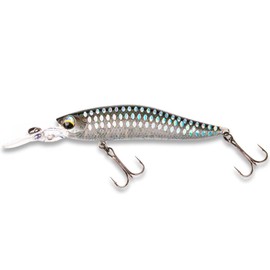 LMAB Flash Vibe 67, 80 & 98 mm - Twitchbait - Suspending & Floating, Hardbait, Wobbler Bass, Suspender Wobbler, Zander Wobbler (Running Depth 1.0-2.0 m | Floating/Suspending, Galaxy, 67 mm)