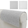 Caffney 2Pcs Waterproof Couch Arm Covers Set Non-Slip Couch Armrest