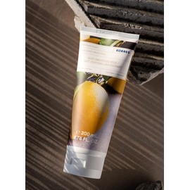 KORRES Basil Lemon Smoothing Body Milk with Aloe Vera, Vegan, Dermatologically Tested, 200 ml