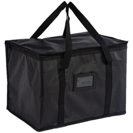 Difistik Food Delivery Bag, Large Thermal Bag for Food Delivery, 40L Insulated Cooler Bag Foldable Reusable Grocery Bag Keeps Food Hot or Cold, Ideal for for Catering, Grocery Transport (43x31x30cm)