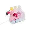 Orange Tree Toys 46007 OTT09895 Pull-Along Animal Flamingo Multi-Coloured