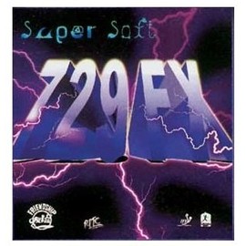 Friendship 729 FX Super Soft Table Tennis Rubber (Red, 2.0mm)