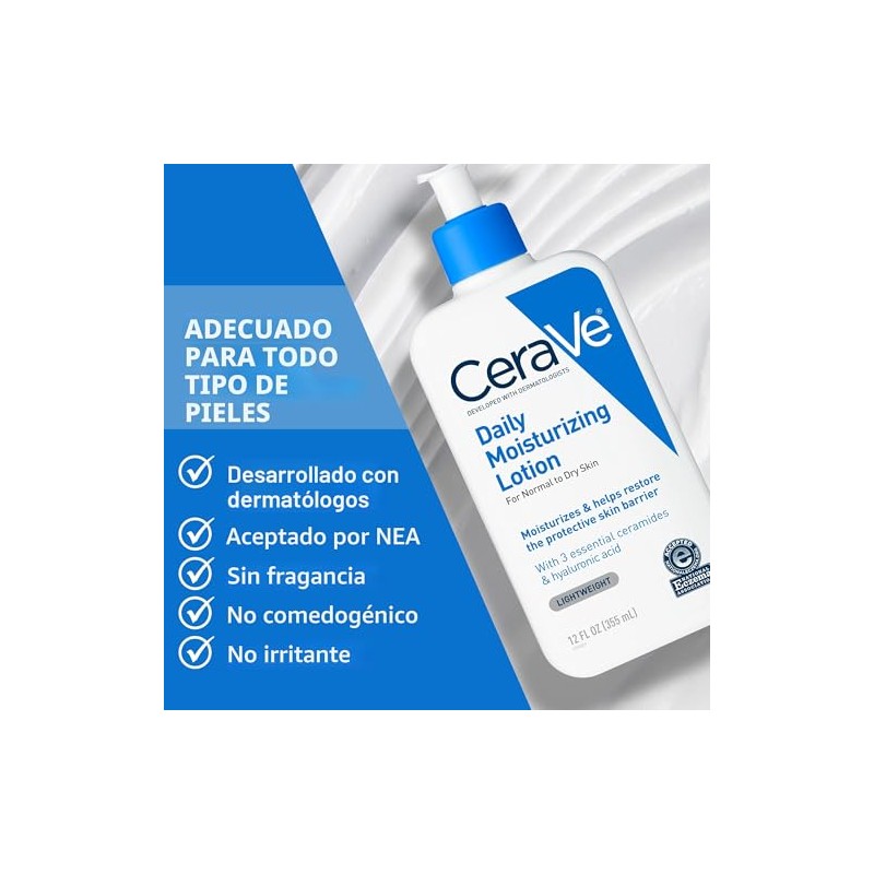 CeraVe, una loción hidratante para uso diario.