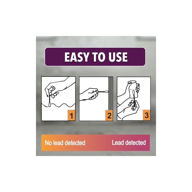DIY Leads Test Kit | 12 Rapid Home Testing Swabs.
