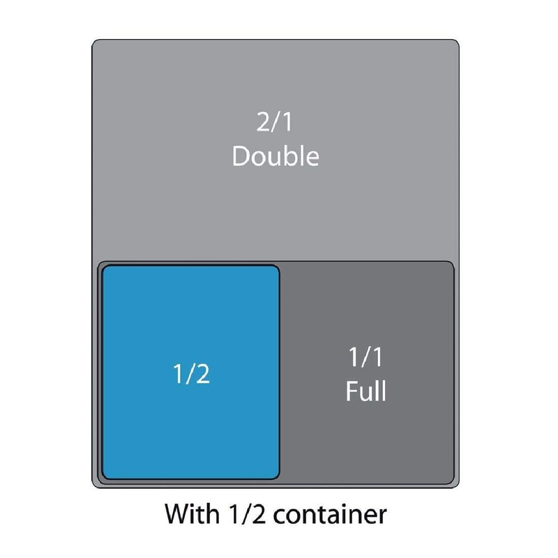 Vogue U475 Polycarbonate 1/2 Gastronorm Lid, 325 mm L x